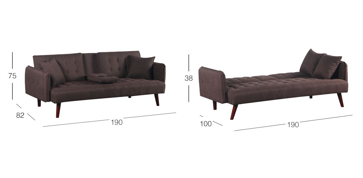 Sofá Cama Axis Café
