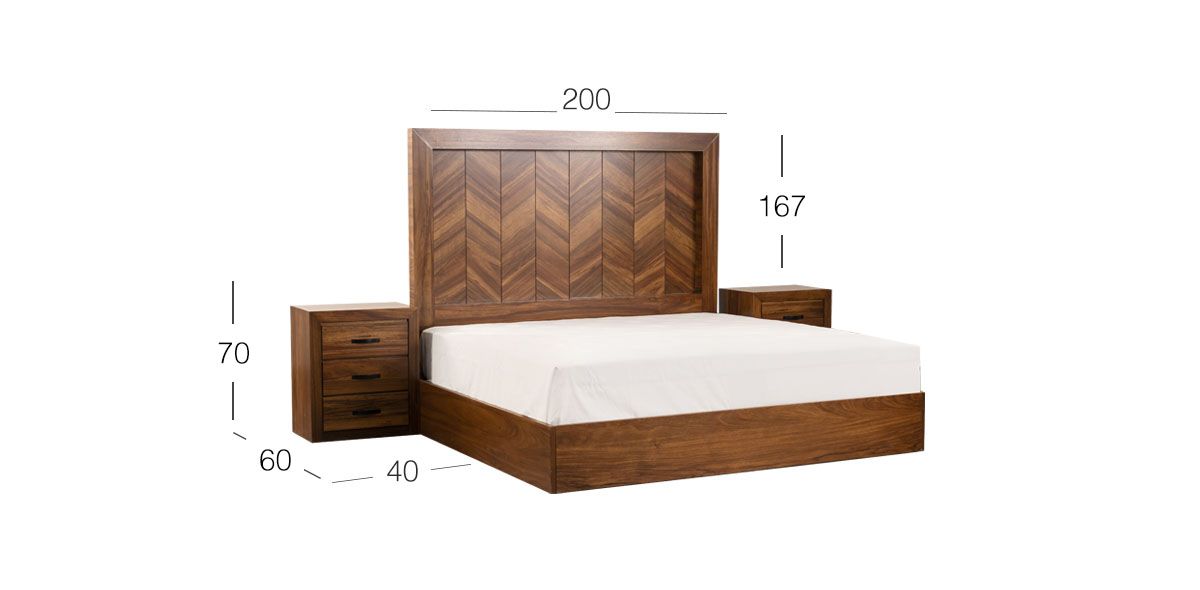 Recamara King Size Singapur PL 3 Piezas