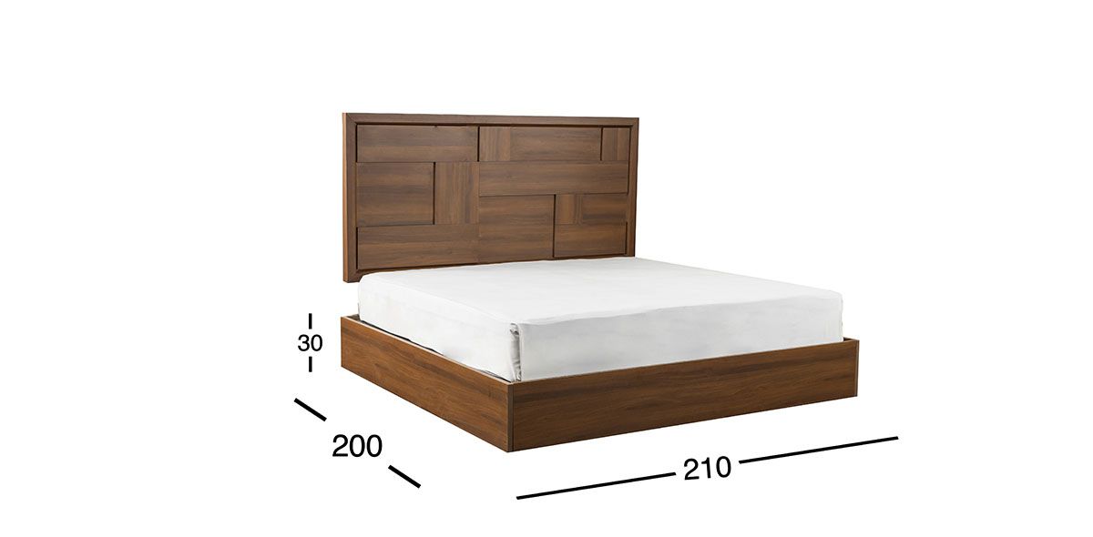 Base De Cama King Size Atenas Parota 