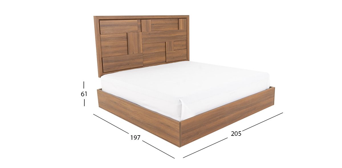 Base De Cama King Size Atenas Parota 