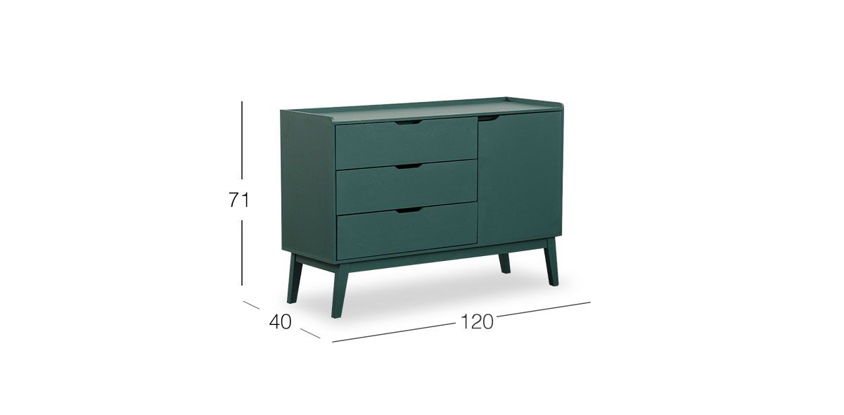 Cómoda Zeus Verde