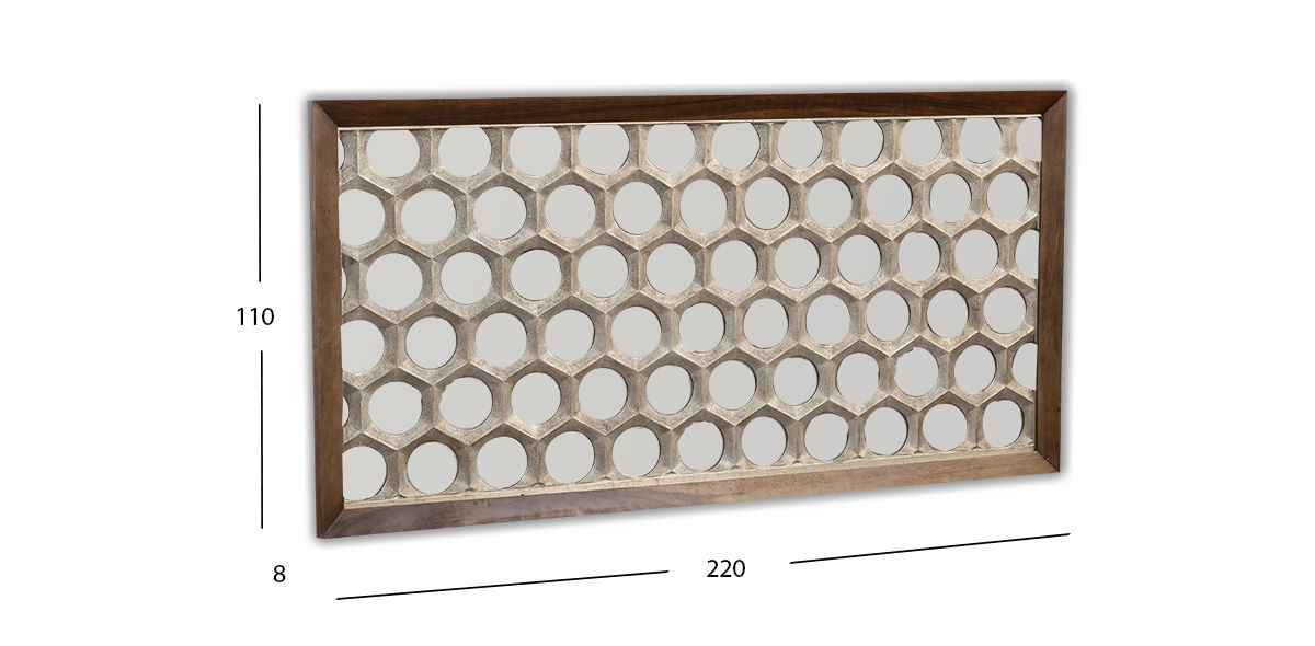 Espejo Decorativo Circles Café