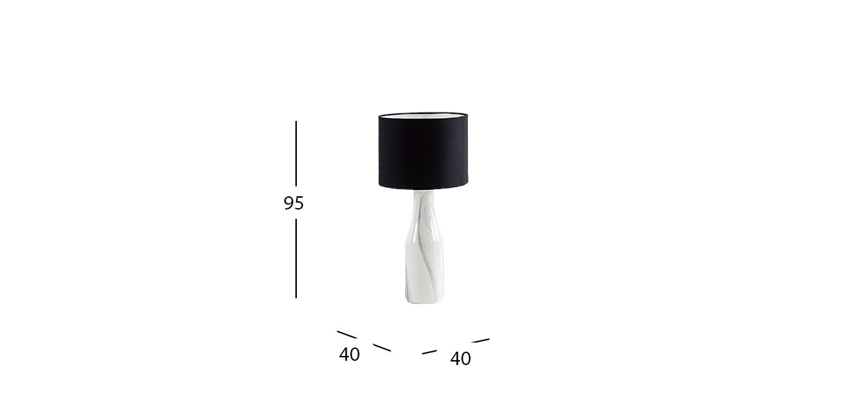  Lámpara de Mesa Jazz Avellana