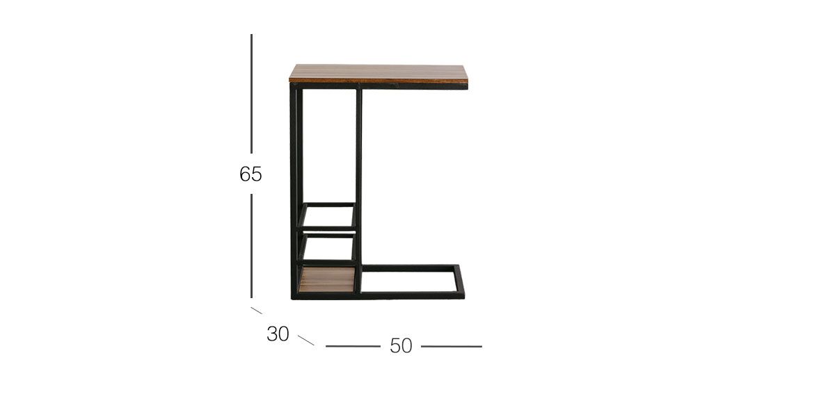 Mesa De Centro Amira CW-PG Café