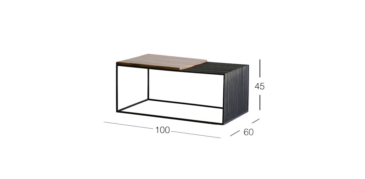Mesa De Centro Roma CW-PG Café