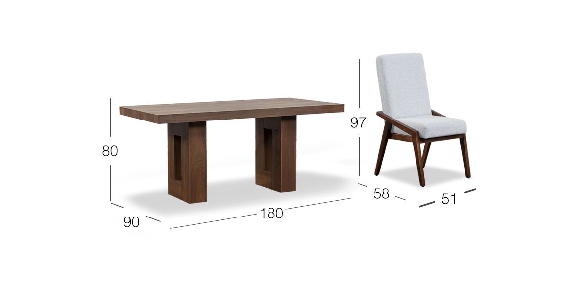 Comedor Marbella Con Sillas Praga Mix Gris 7 Piezas