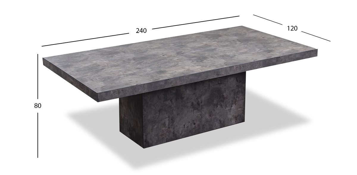 Mesa Comedor Stone 240 Cms