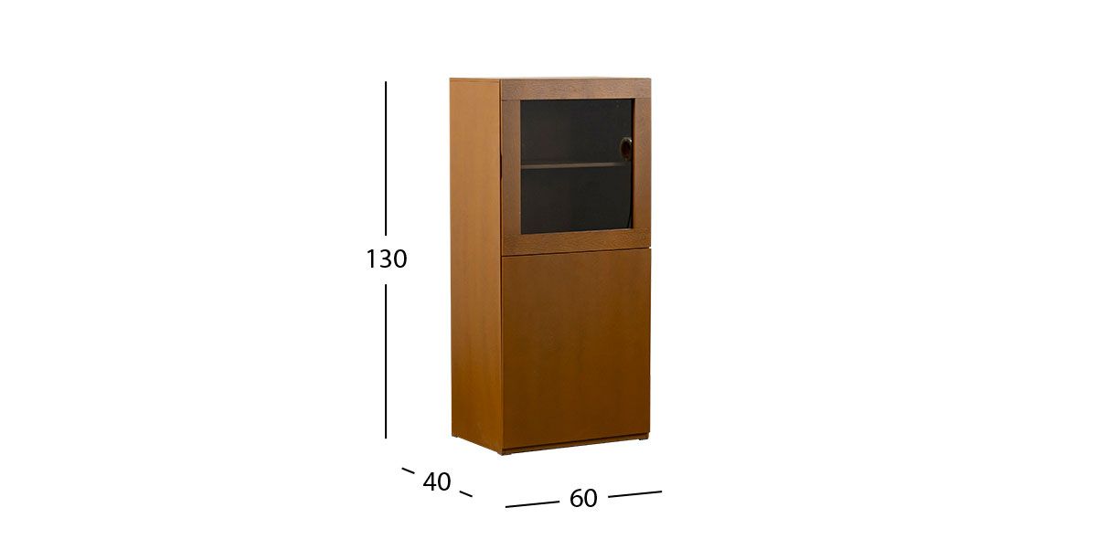 Modulo Lateral Derecho 2 Puertas Toronto Life Nogal