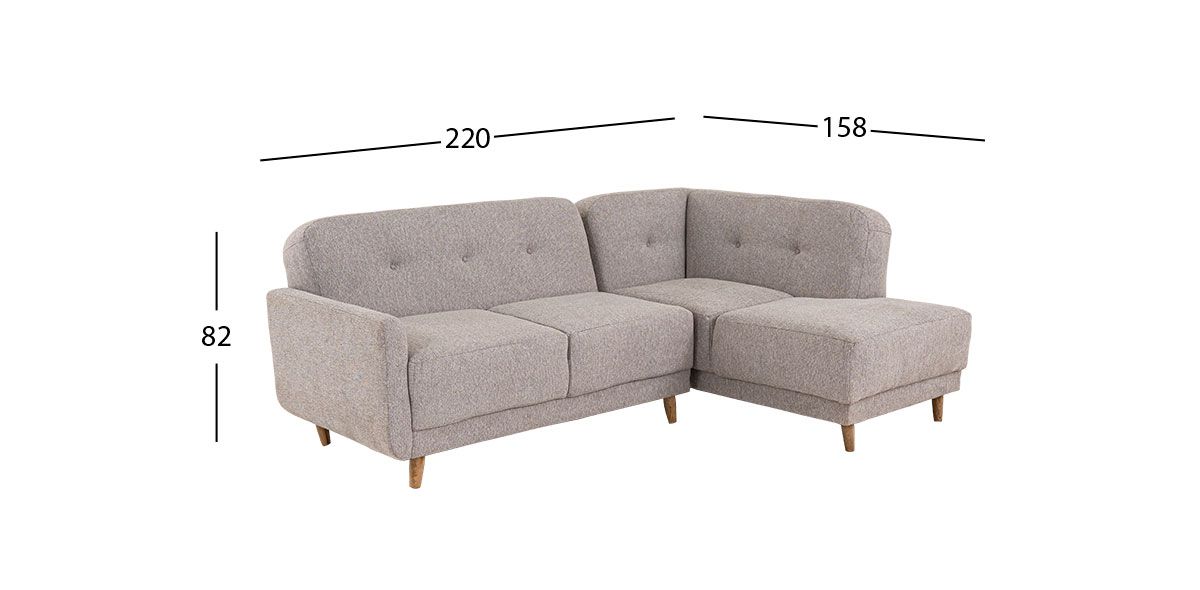 Sala En L Derecha Venecia Beige