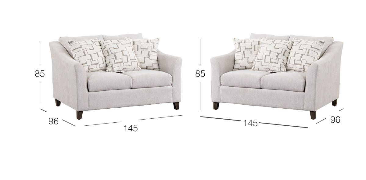 Sala Geovanna Beige 2 Piezas