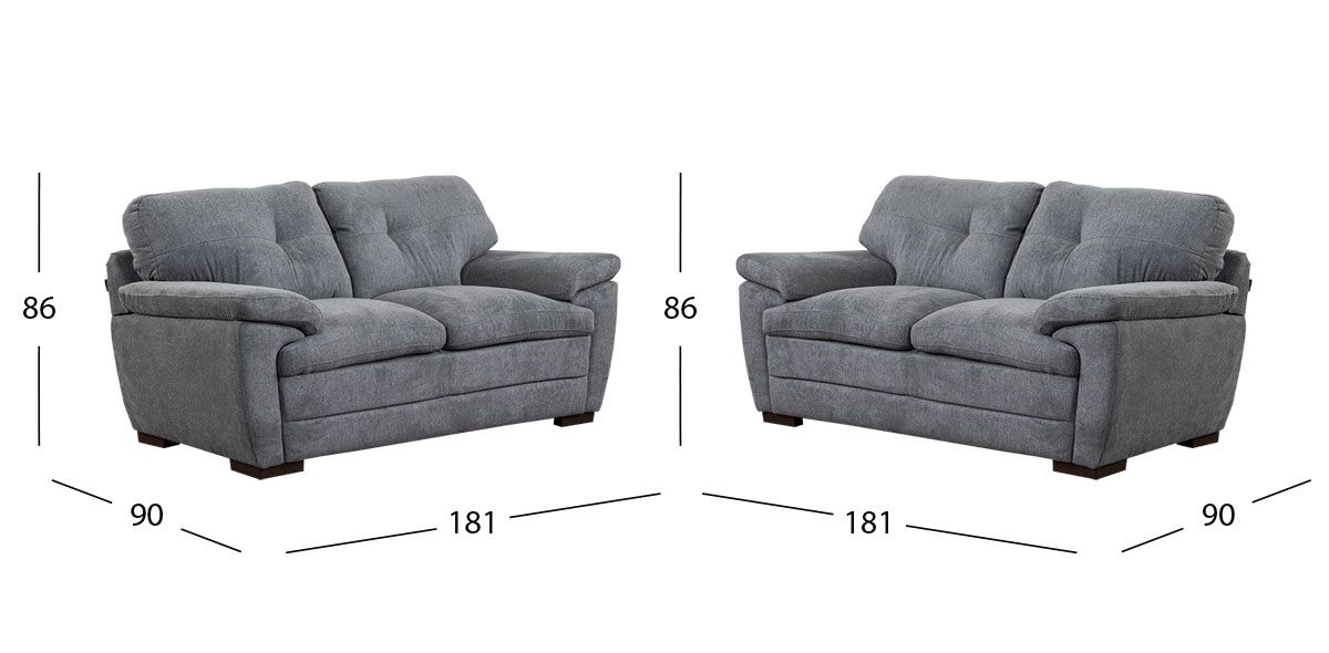 Sala Jerry Promo Gris (Boal) 2 Piezas