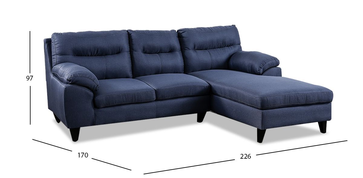 Sala Modular Derecha Preston PL Azul