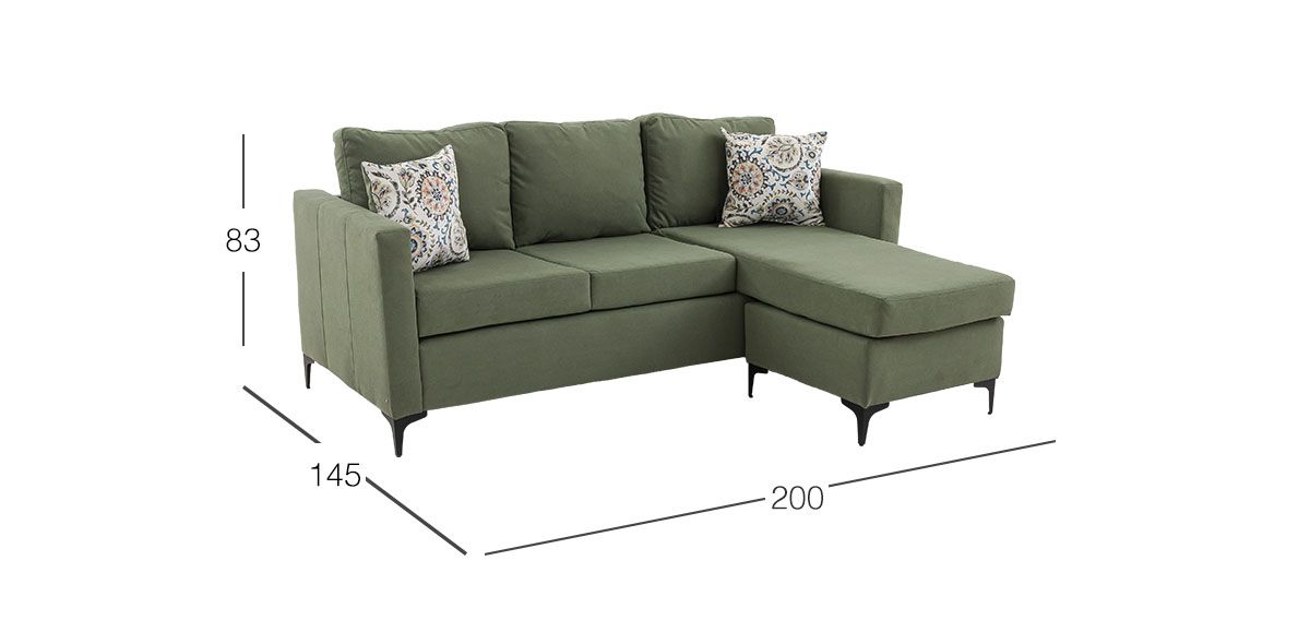 Sala Modular Omega Promo Verde Olivo