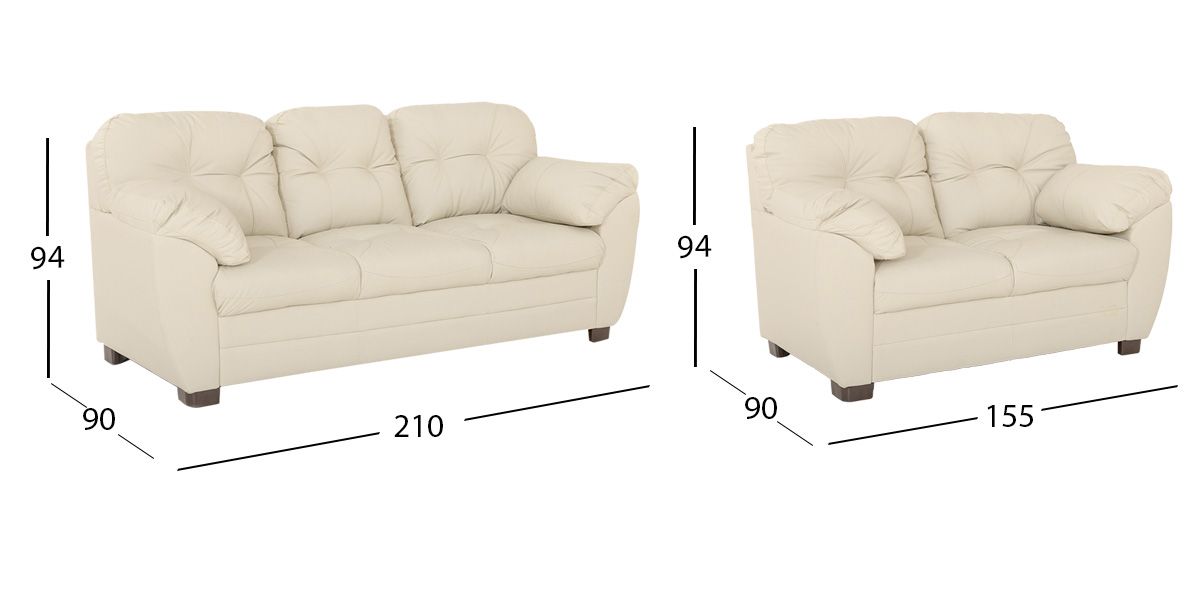 Sala Piel Derby Blanco