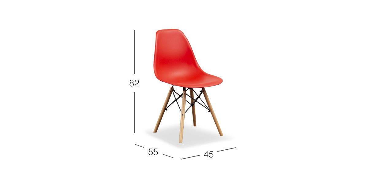 Silla Atlas CR Rojo