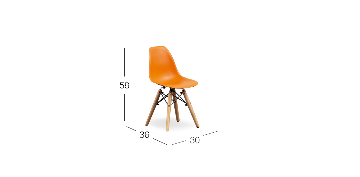 Silla Infantil Atlas PL Naranja