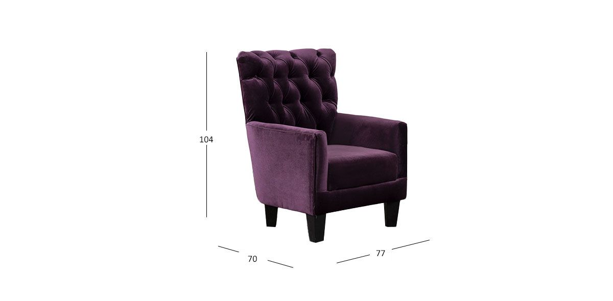 Sillón Ocasional Jeferson Violeta