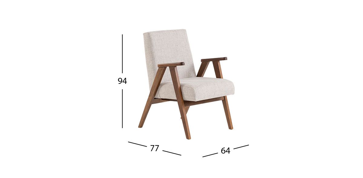 Sillón Ocasional  Norton  Fiora Linen