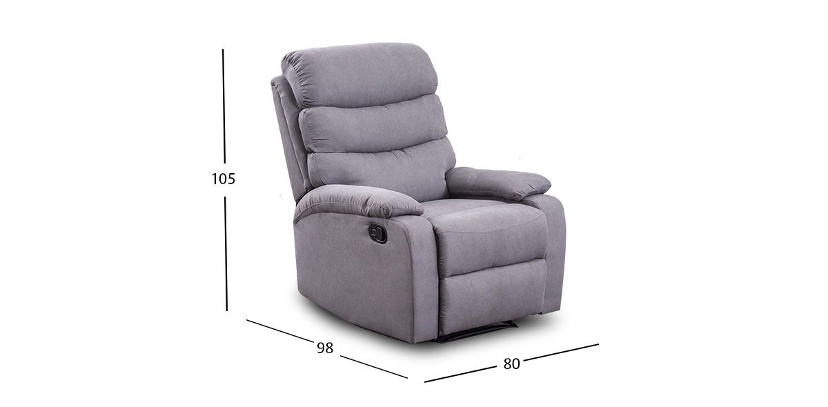 Sillón Reclinable Flirt Gris