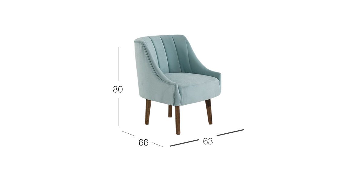 Sillón Ocasional Dante Celeste