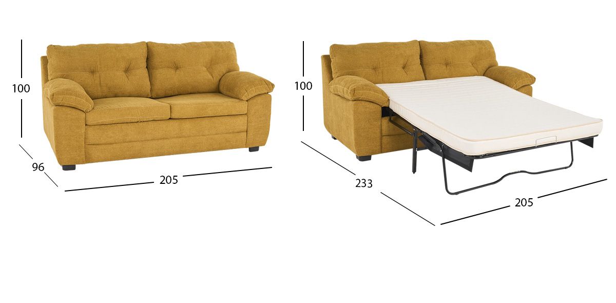 Sofá Hide a Bed Frisia Life Gold