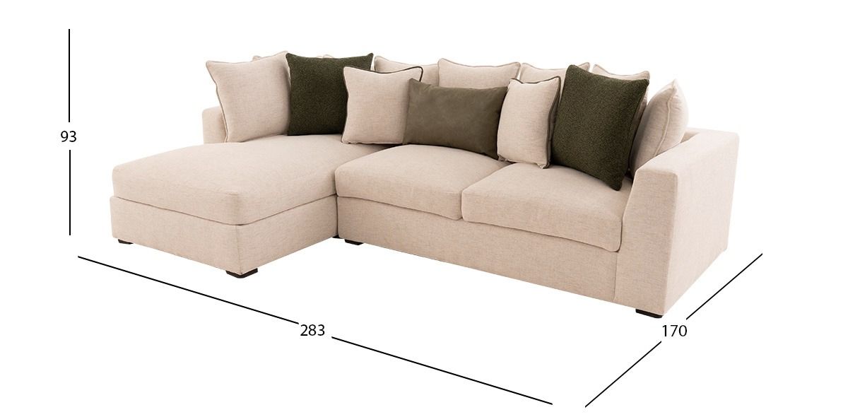 Sala Modular Izquierda Piero CL Beige